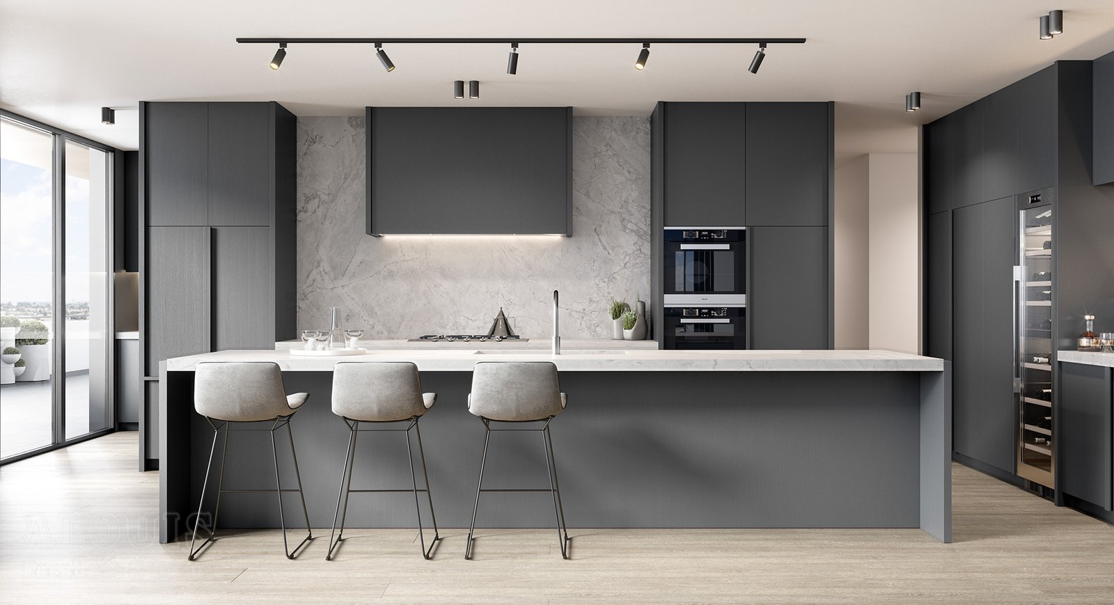 Tủ bếp đẹp GIA TRƯỜNG AN chuyên thi công tủ bếp đẹp