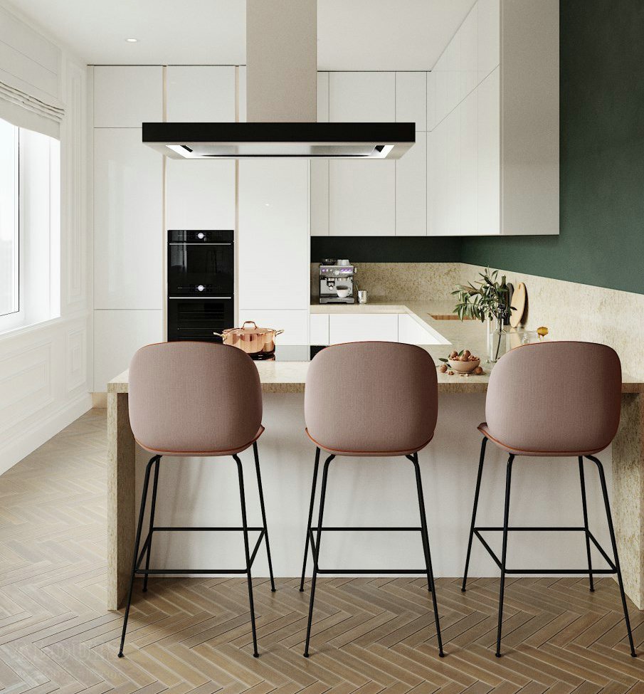 Tủ bếp đẹp GIA TRƯỜNG AN chuyên thi công tủ bếp đẹp