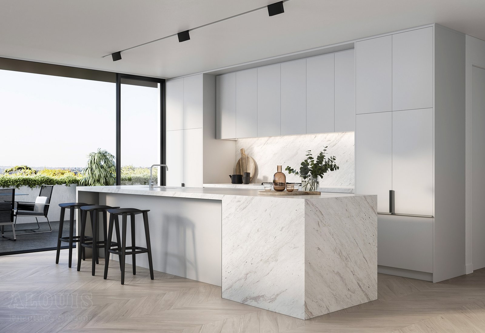 Tủ bếp đẹp GIA TRƯỜNG AN chuyên thi công tủ bếp đẹp