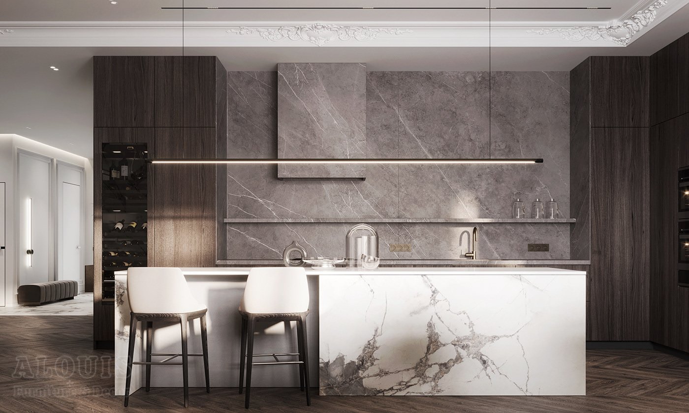 Tủ bếp đẹp GIA TRƯỜNG AN chuyên thi công tủ bếp đẹp