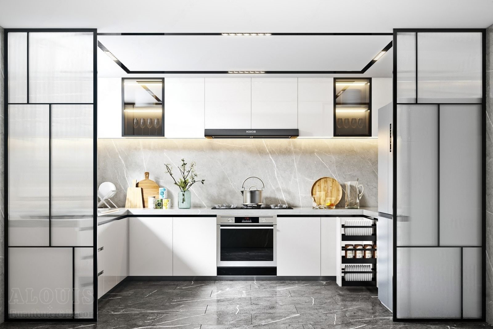 Tủ bếp đẹp GIA TRƯỜNG AN chuyên thi công tủ bếp đẹp