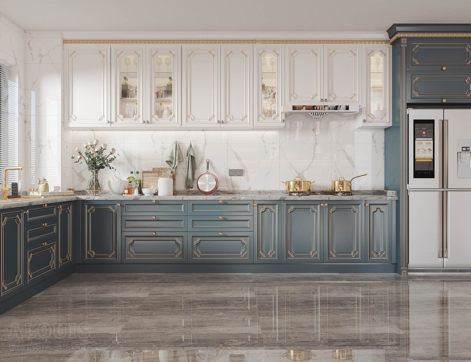 Tủ bếp đẹp GIA TRƯỜNG AN chuyên thi công tủ bếp đẹp