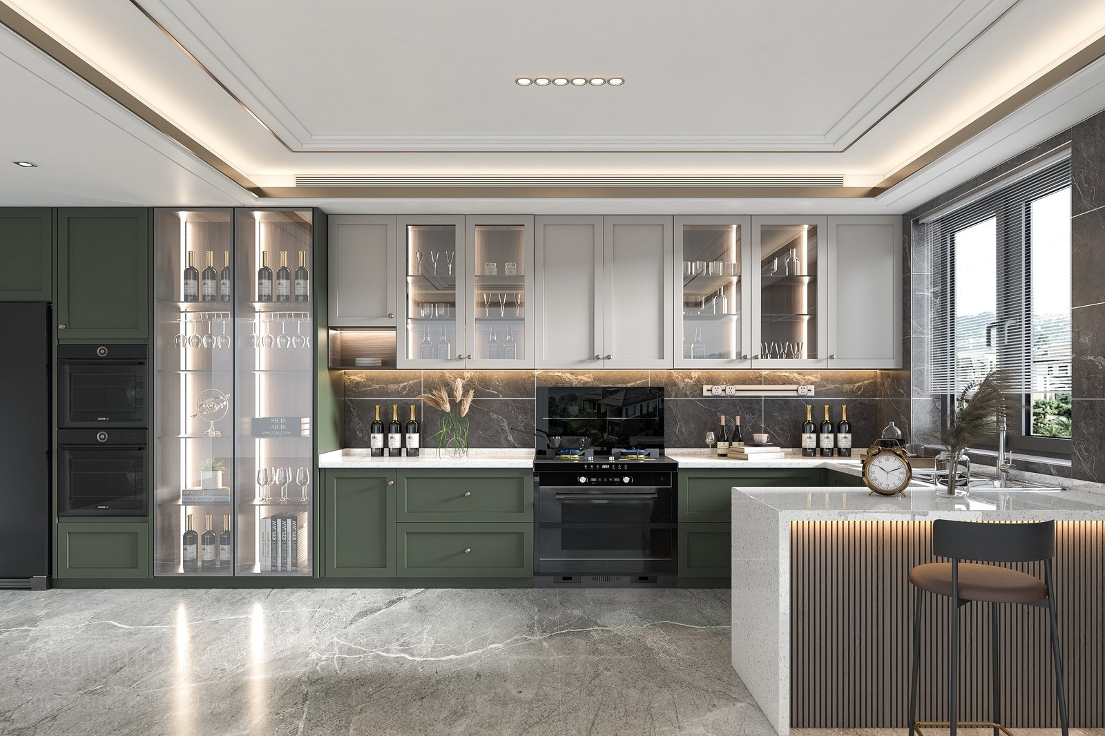 Tủ bếp đẹp GIA TRƯỜNG AN chuyên thi công tủ bếp đẹp