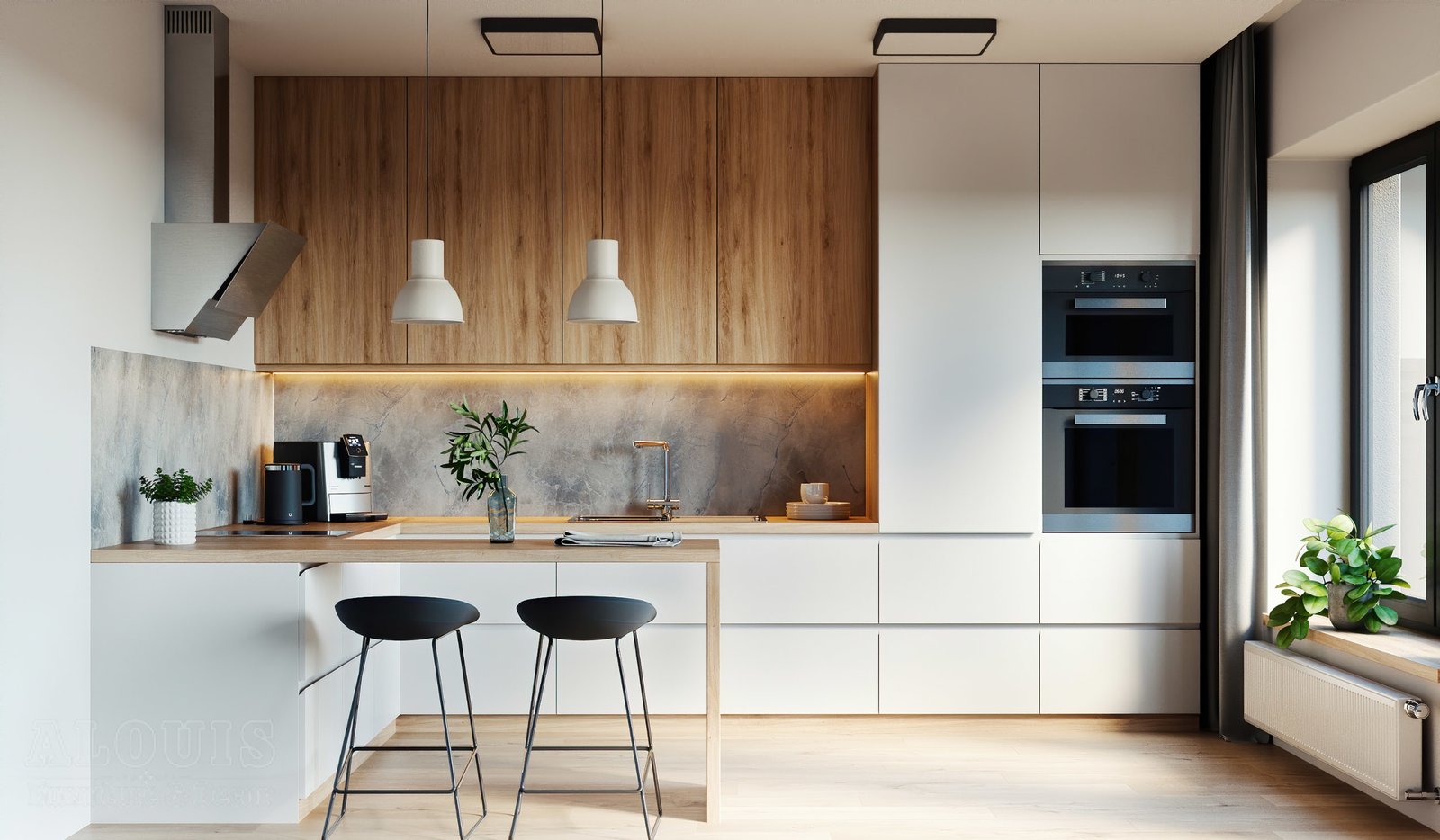 Tủ bếp đẹp GIA TRƯỜNG AN chuyên thi công tủ bếp đẹp