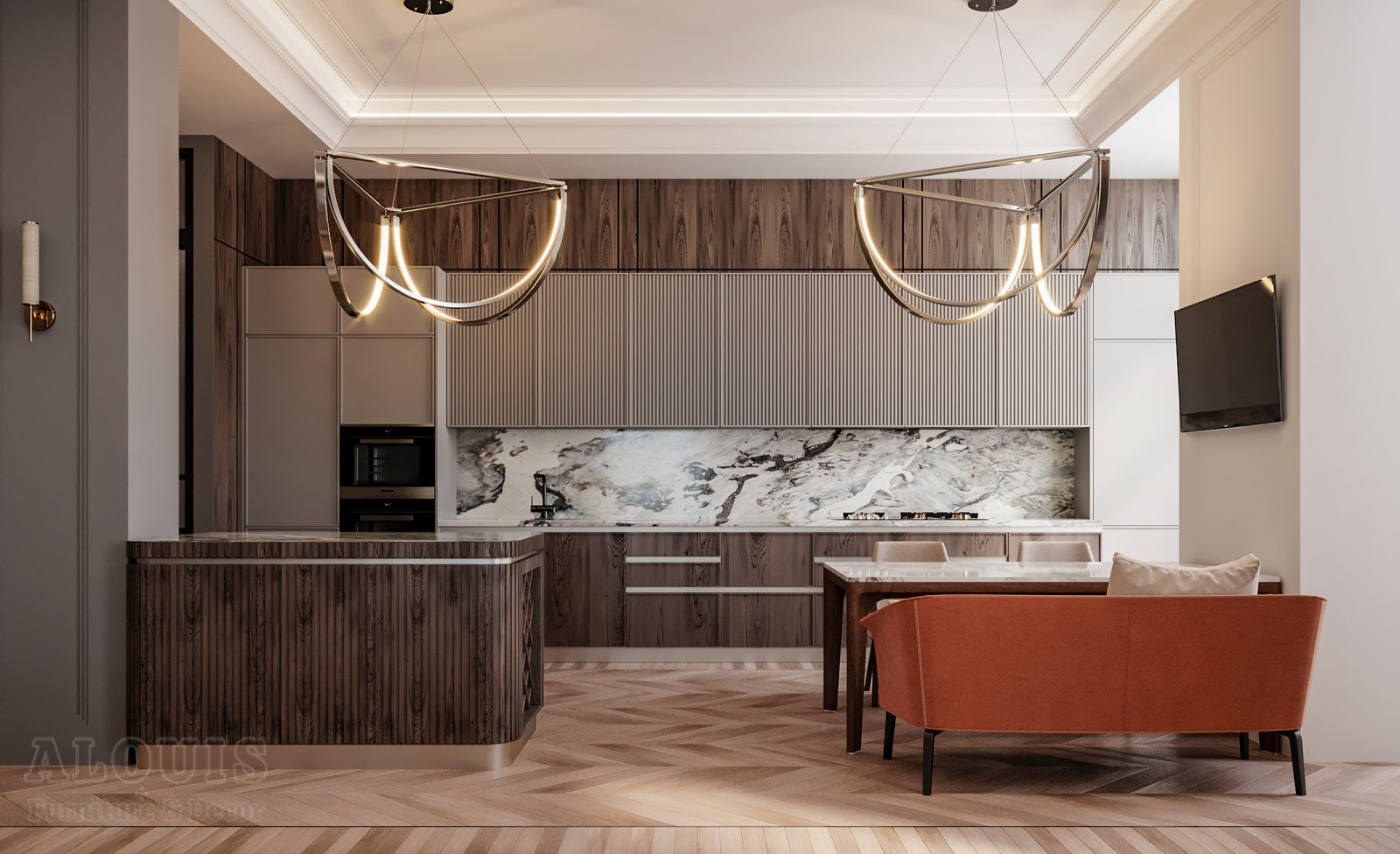 Tủ bếp đẹp GIA TRƯỜNG AN chuyên thi công tủ bếp đẹp