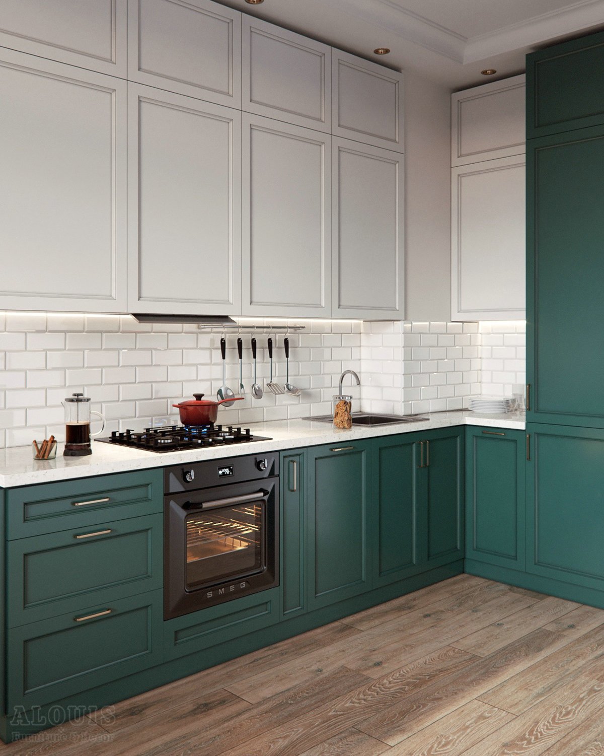 Tủ bếp đẹp GIA TRƯỜNG AN chuyên thi công tủ bếp đẹp