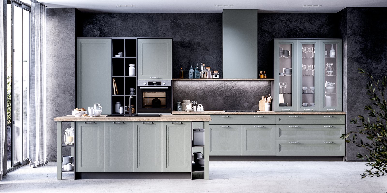 Tủ bếp đẹp GIA TRƯỜNG AN chuyên thi công tủ bếp đẹp