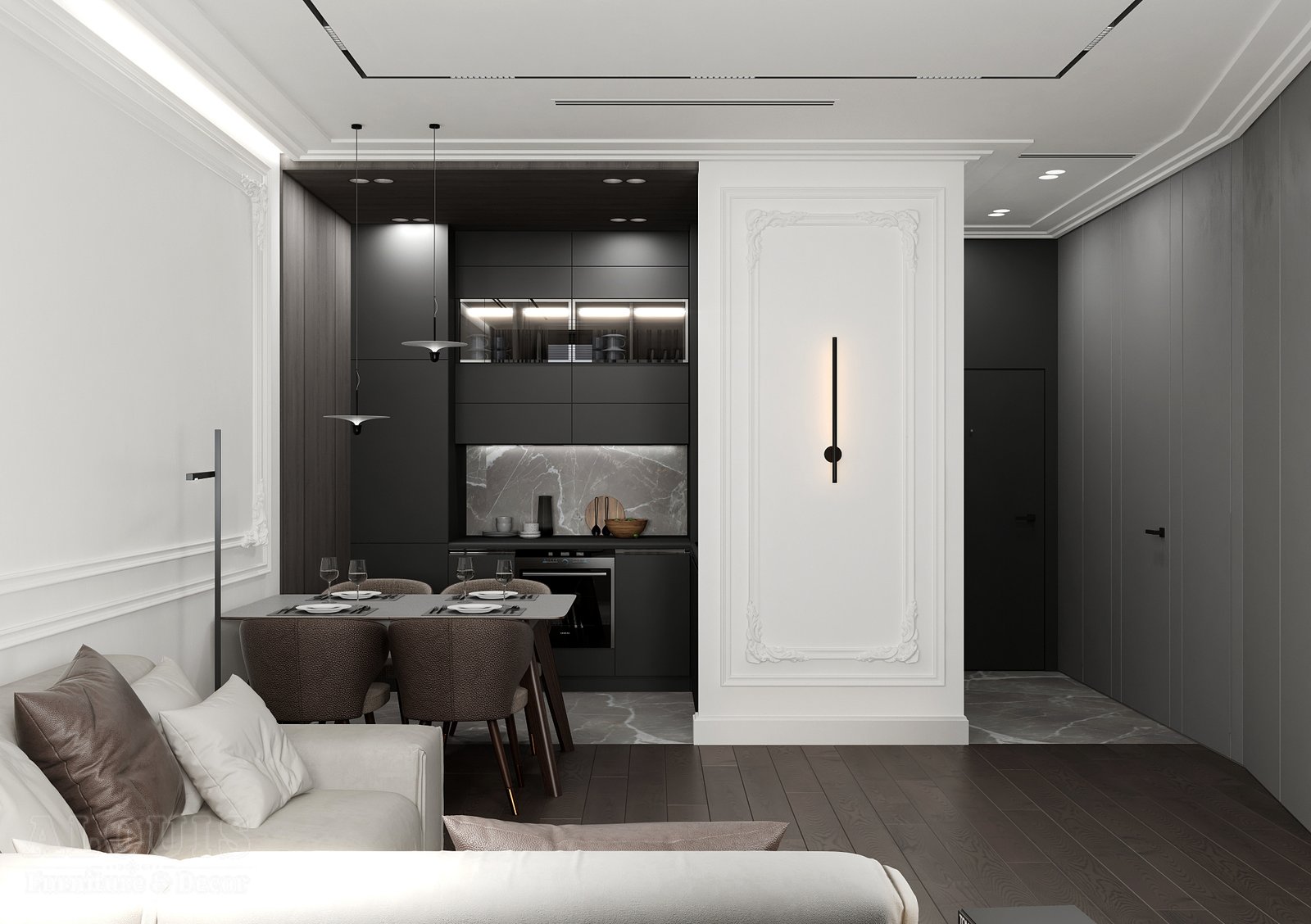 Tủ bếp đẹp GIA TRƯỜNG AN chuyên thi công tủ bếp đẹp