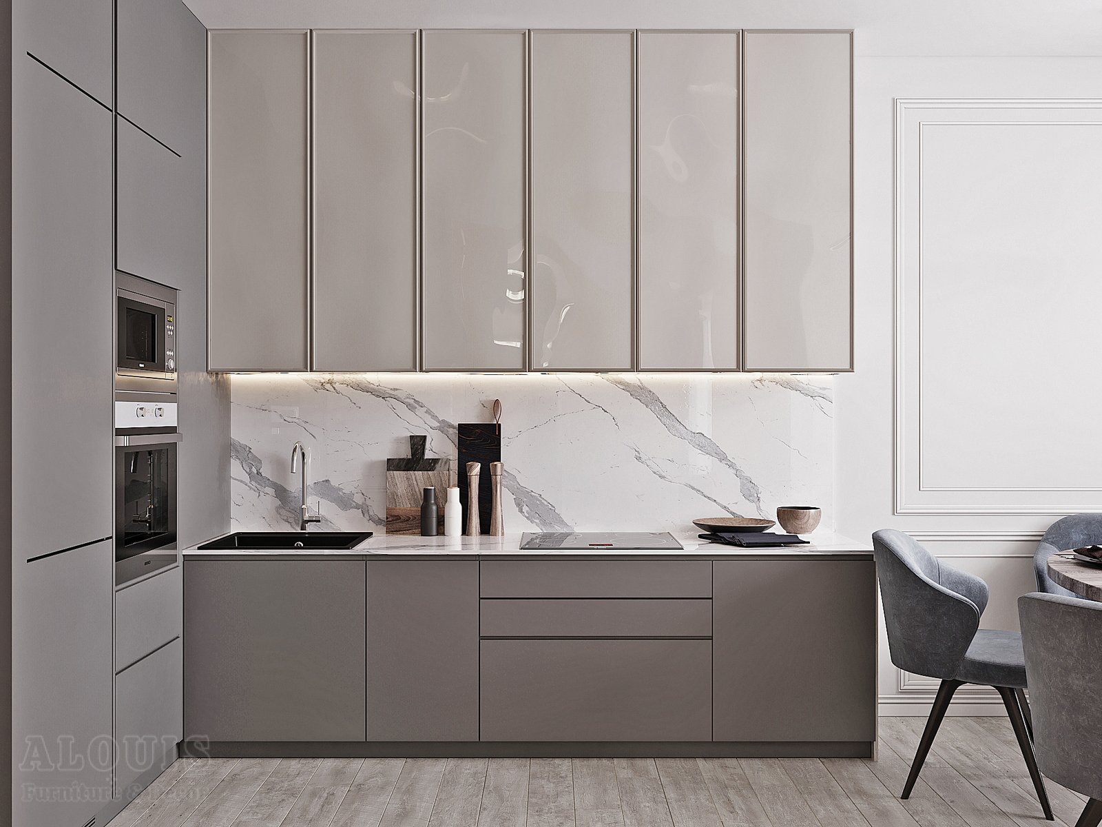 Tủ bếp đẹp GIA TRƯỜNG AN chuyên thi công tủ bếp đẹp