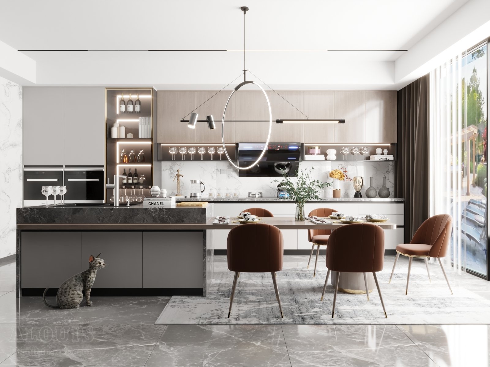 Tủ bếp đẹp GIA TRƯỜNG AN chuyên thi công tủ bếp đẹp