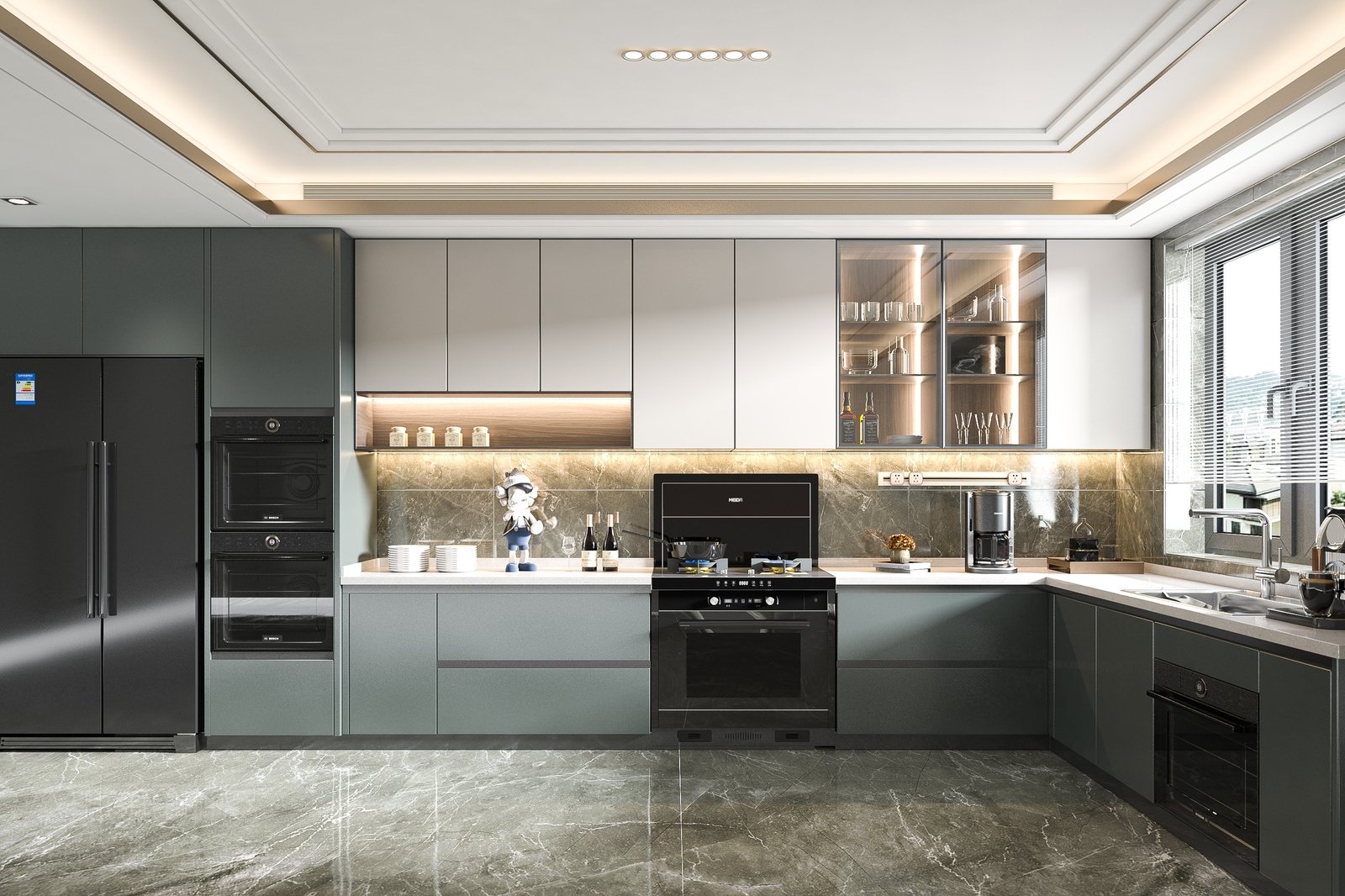 Tủ bếp đẹp GIA TRƯỜNG AN chuyên thi công tủ bếp đẹp