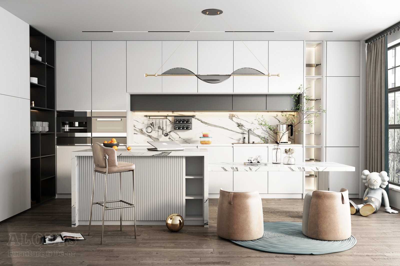 Tủ bếp đẹp GIA TRƯỜNG AN chuyên thi công tủ bếp đẹp