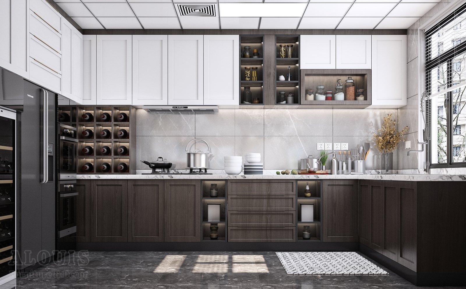 Tủ bếp đẹp GIA TRƯỜNG AN chuyên thi công tủ bếp đẹp