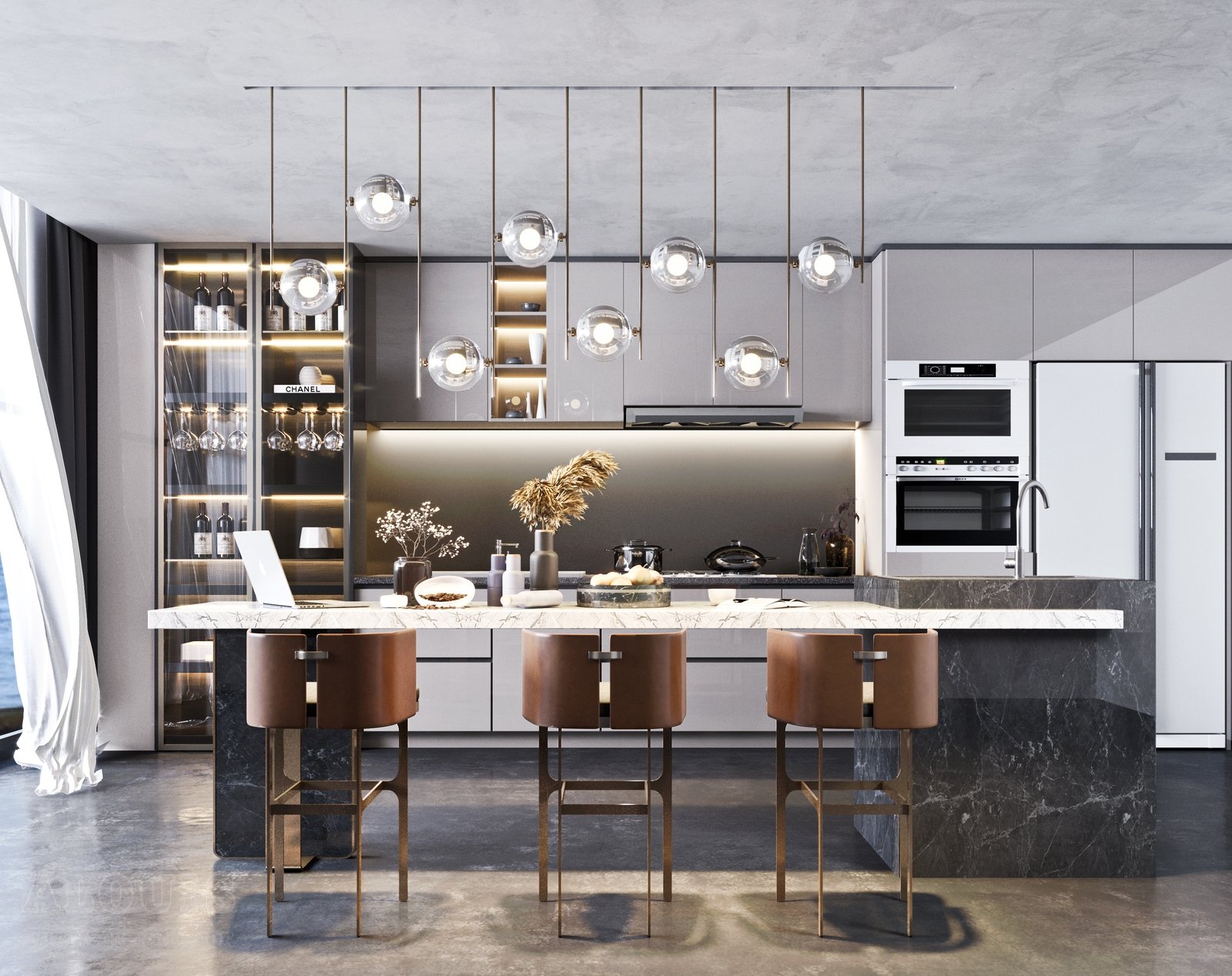 Tủ bếp đẹp GIA TRƯỜNG AN chuyên thi công tủ bếp đẹp