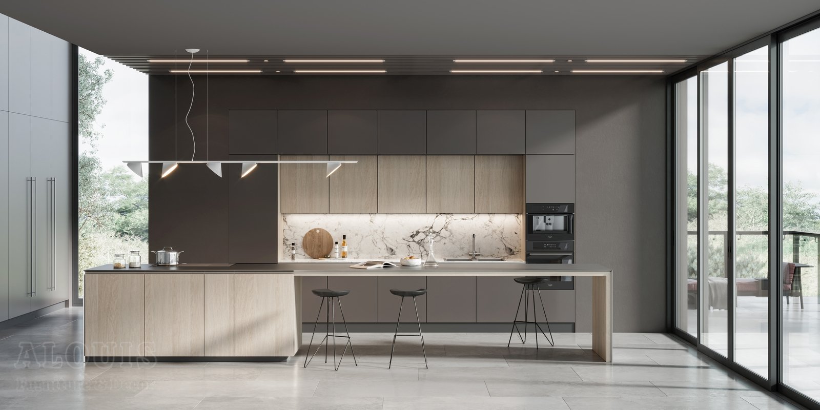 Tủ bếp đẹp GIA TRƯỜNG AN chuyên thi công tủ bếp đẹp