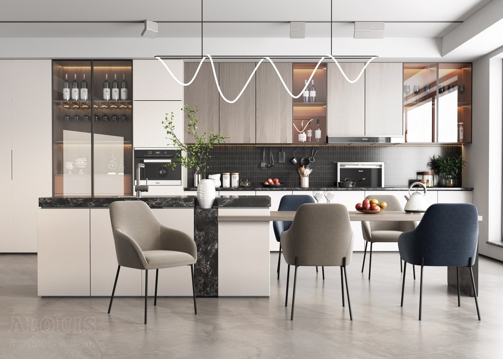 Tủ bếp đẹp GIA TRƯỜNG AN chuyên thi công tủ bếp đẹp