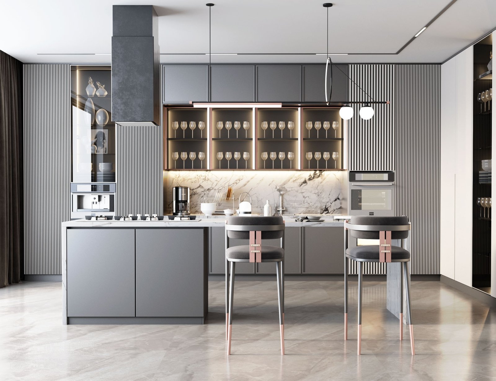 Tủ bếp đẹp GIA TRƯỜNG AN chuyên thi công tủ bếp đẹp