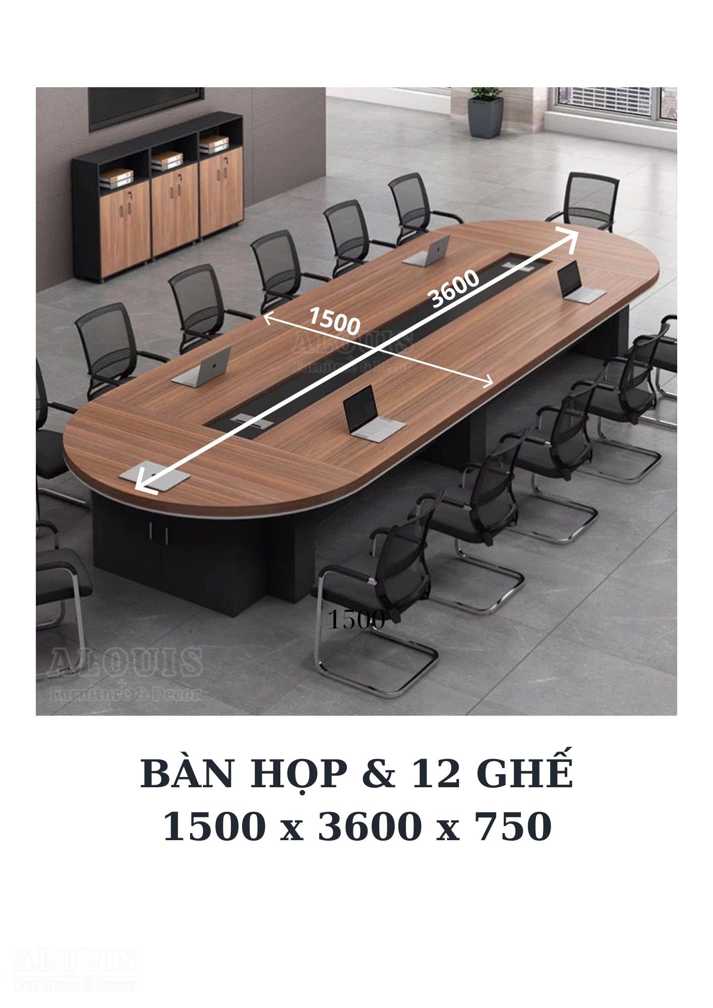 Bàn Họp 12 Người - GIA TRƯỜNG AN