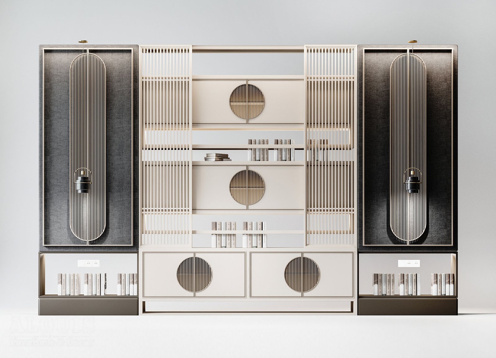 Mẫu kệ sách-Mẫu kệ sách trang trí hiện đại - GIA TRƯỜNG AN chuyên sản xuất kệ sách kệ trang trí - GIA TRƯỜNG AN