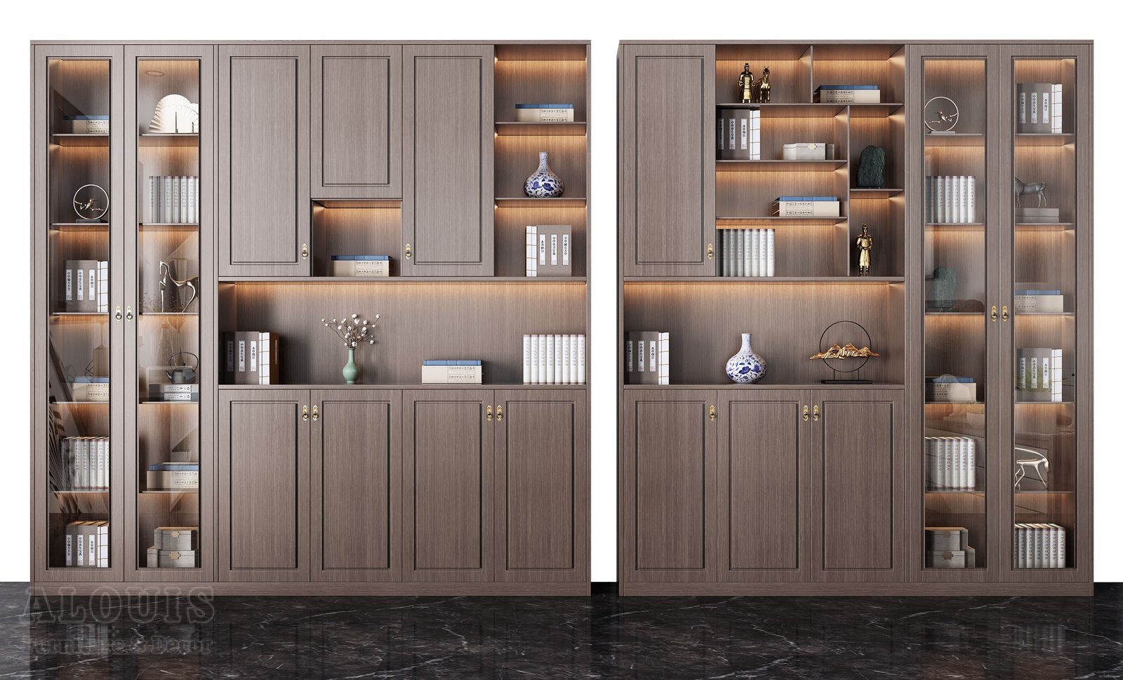 Mẫu kệ sách-Mẫu kệ sách trang trí hiện đại - GIA TRƯỜNG AN chuyên sản xuất kệ sách kệ trang trí - GIA TRƯỜNG AN