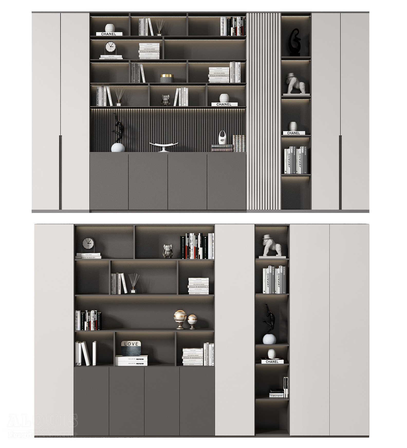 Mẫu kệ sách-Mẫu kệ sách trang trí hiện đại - GIA TRƯỜNG AN chuyên sản xuất kệ sách kệ trang trí - GIA TRƯỜNG AN