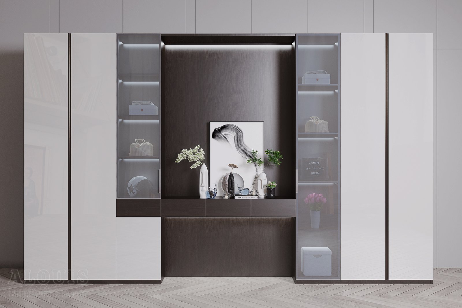 Mẫu kệ sách-Mẫu kệ sách trang trí hiện đại - GIA TRƯỜNG AN chuyên sản xuất kệ sách kệ trang trí - GIA TRƯỜNG AN