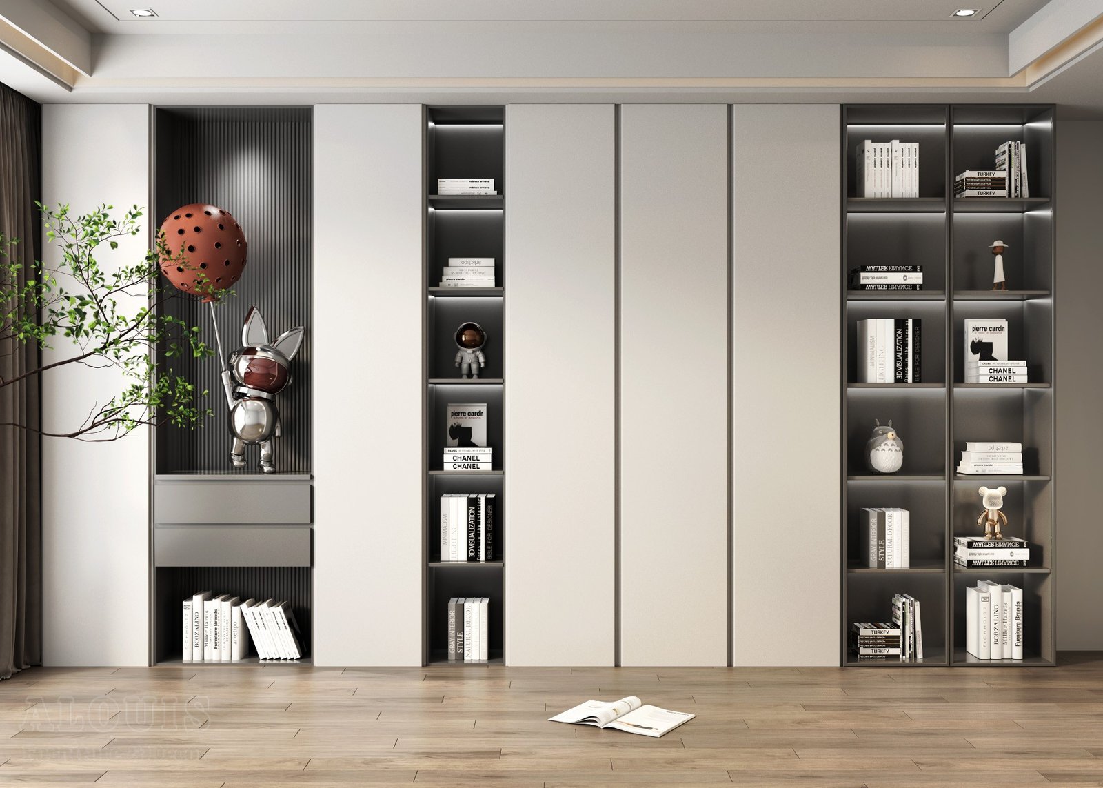 Mẫu kệ sách-Mẫu kệ sách trang trí hiện đại - GIA TRƯỜNG AN chuyên sản xuất kệ sách kệ trang trí - GIA TRƯỜNG AN