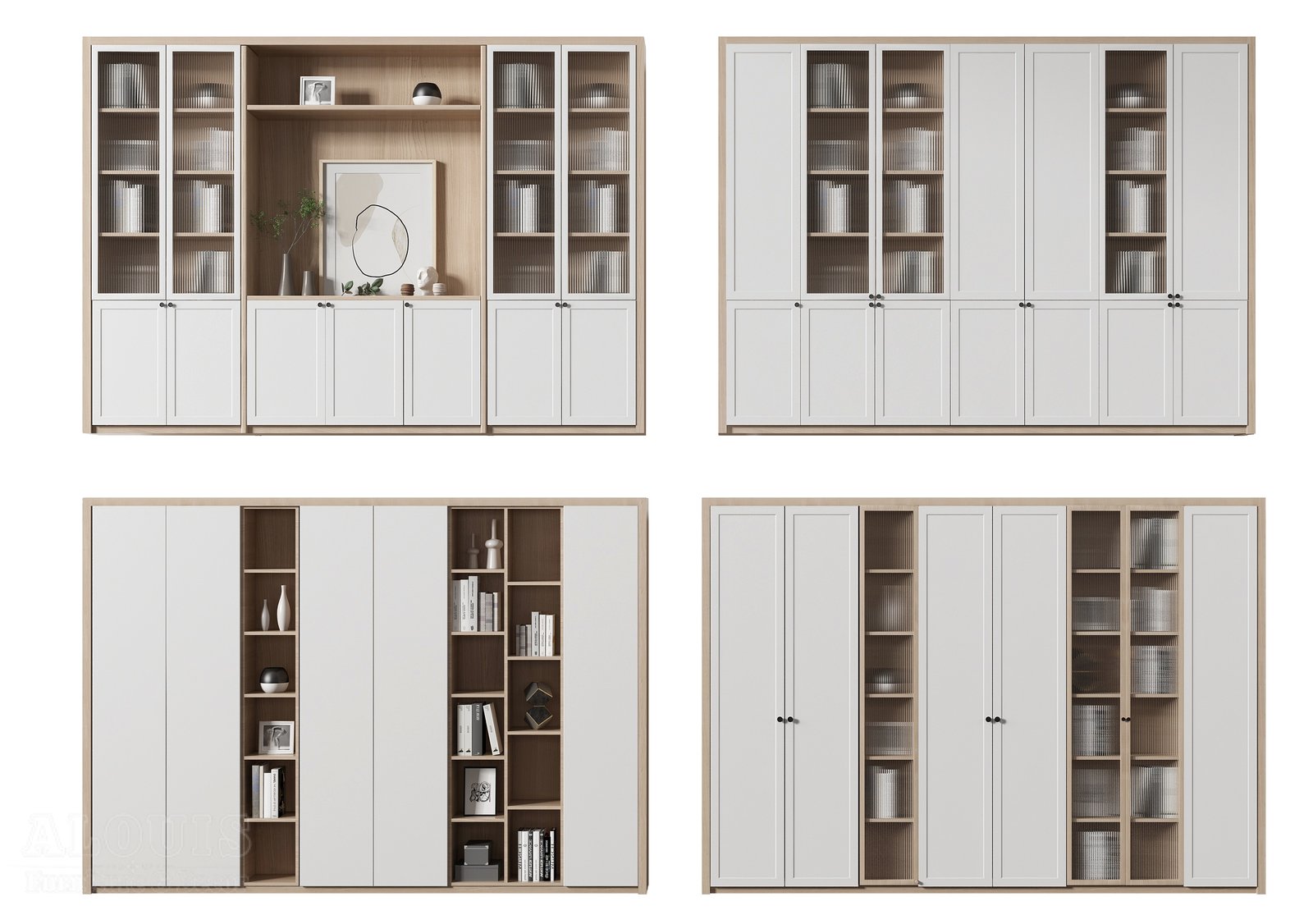 Mẫu kệ sách-Mẫu kệ sách trang trí hiện đại - GIA TRƯỜNG AN chuyên sản xuất kệ sách kệ trang trí - GIA TRƯỜNG AN