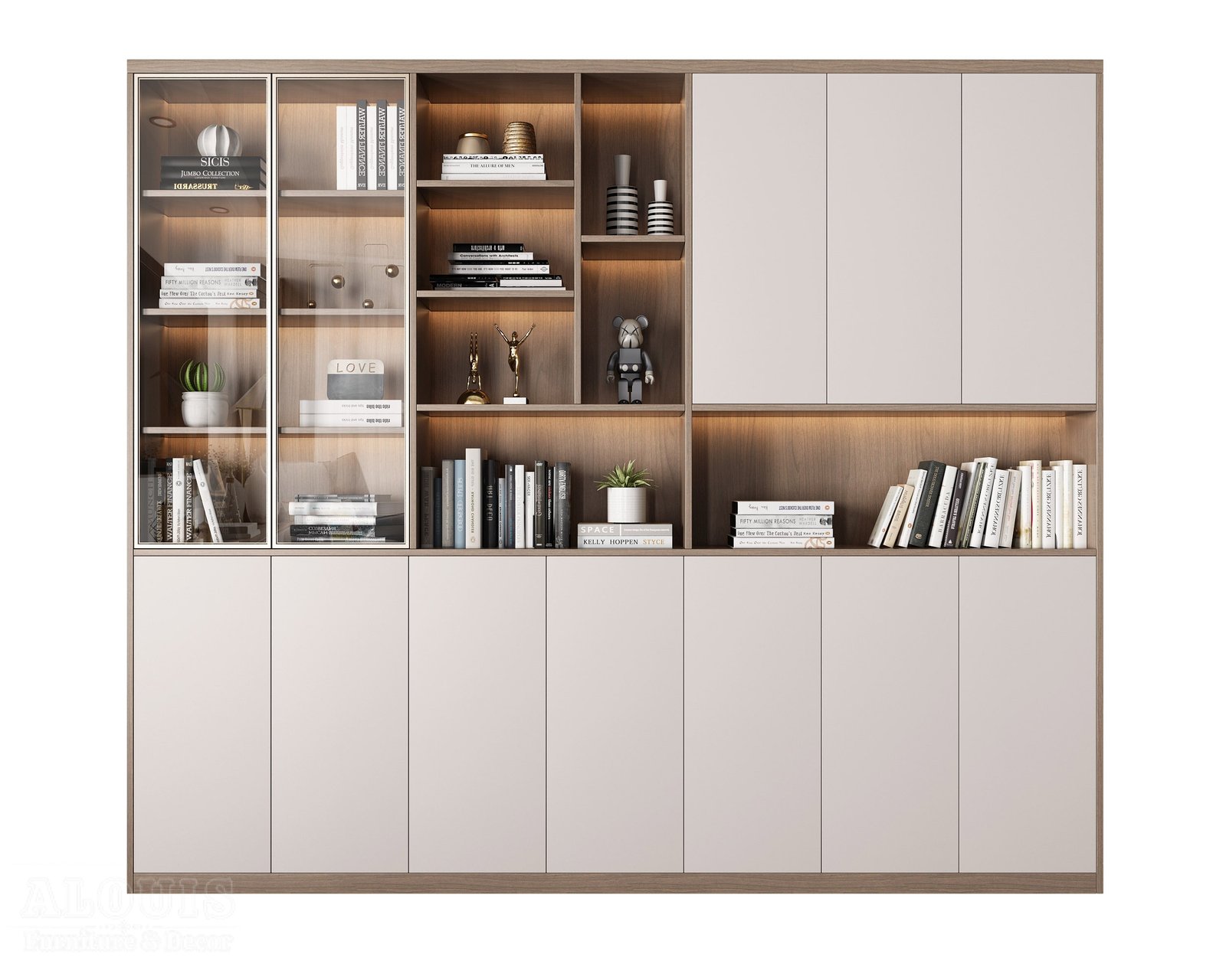 Mẫu kệ sách-Mẫu kệ sách trang trí hiện đại - GIA TRƯỜNG AN chuyên sản xuất kệ sách kệ trang trí - GIA TRƯỜNG AN