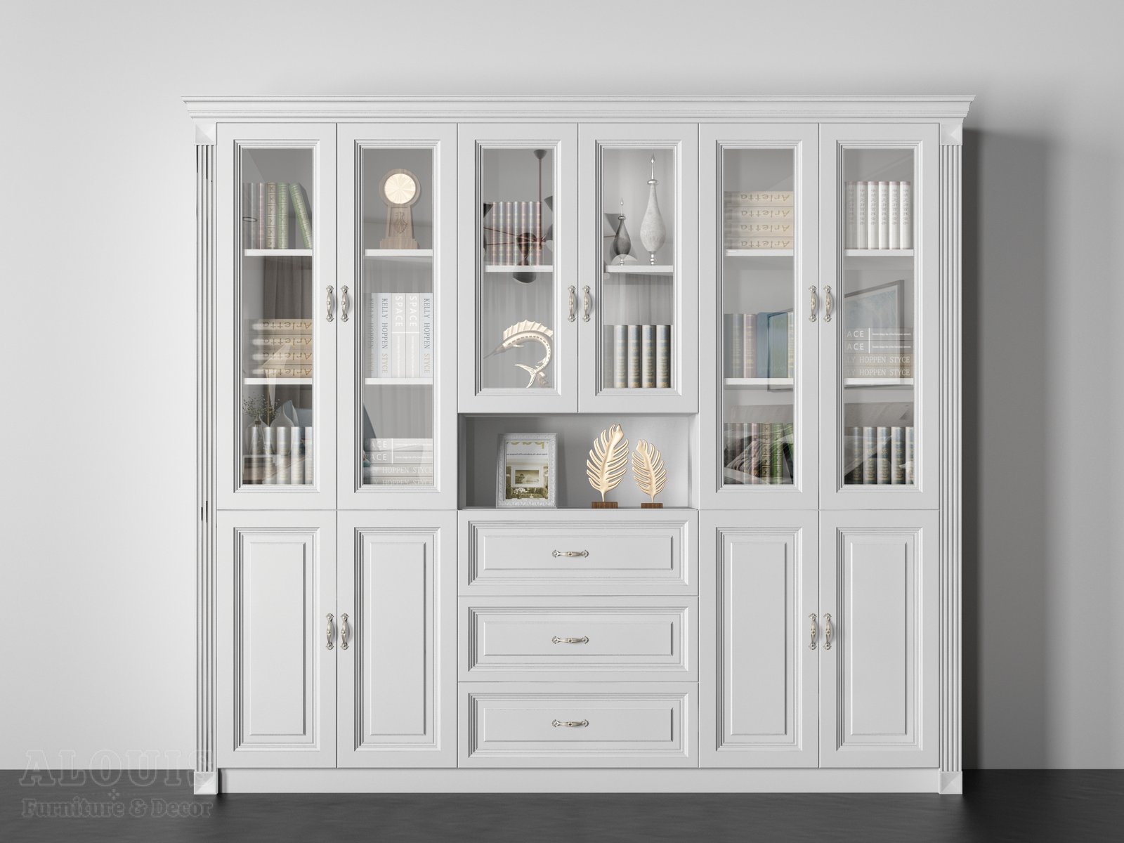 Mẫu kệ sách-Mẫu kệ sách trang trí hiện đại - GIA TRƯỜNG AN chuyên sản xuất kệ sách kệ trang trí - GIA TRƯỜNG AN