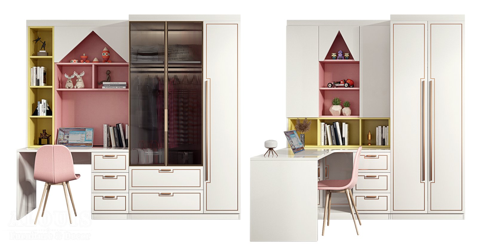 Mẫu kệ sách-Mẫu kệ sách trang trí hiện đại - GIA TRƯỜNG AN chuyên sản xuất kệ sách kệ trang trí - GIA TRƯỜNG AN