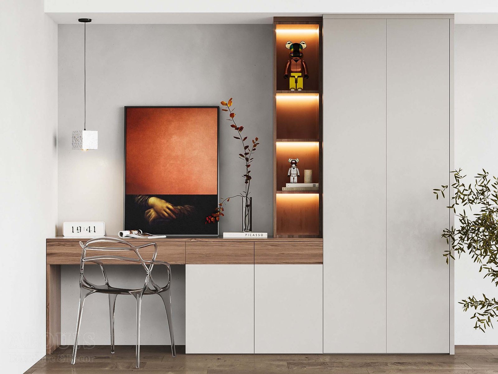 Mẫu kệ sách-Mẫu kệ sách trang trí hiện đại - GIA TRƯỜNG AN chuyên sản xuất kệ sách kệ trang trí - GIA TRƯỜNG AN