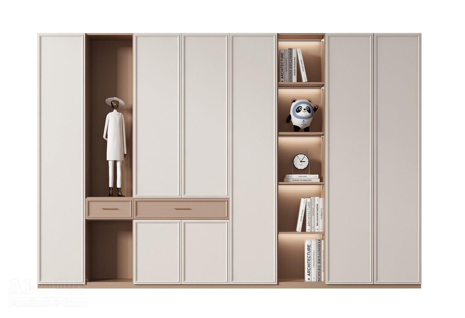 Mẫu kệ sách-Mẫu kệ sách trang trí hiện đại - GIA TRƯỜNG AN chuyên sản xuất kệ sách kệ trang trí - GIA TRƯỜNG AN