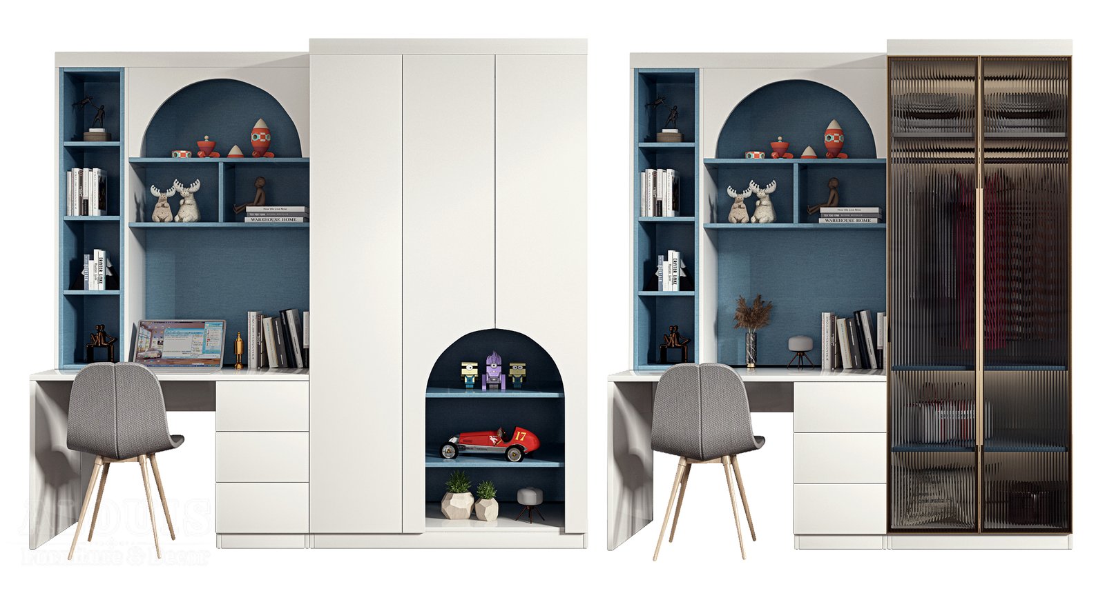 Mẫu kệ sách-Mẫu kệ sách trang trí hiện đại - GIA TRƯỜNG AN chuyên sản xuất kệ sách kệ trang trí - GIA TRƯỜNG AN