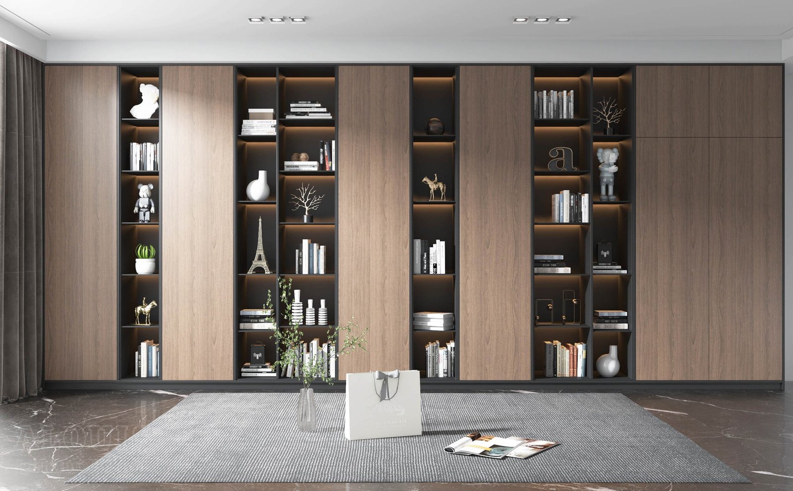 Mẫu kệ sách-Mẫu kệ sách trang trí hiện đại - GIA TRƯỜNG AN chuyên sản xuất kệ sách kệ trang trí - GIA TRƯỜNG AN