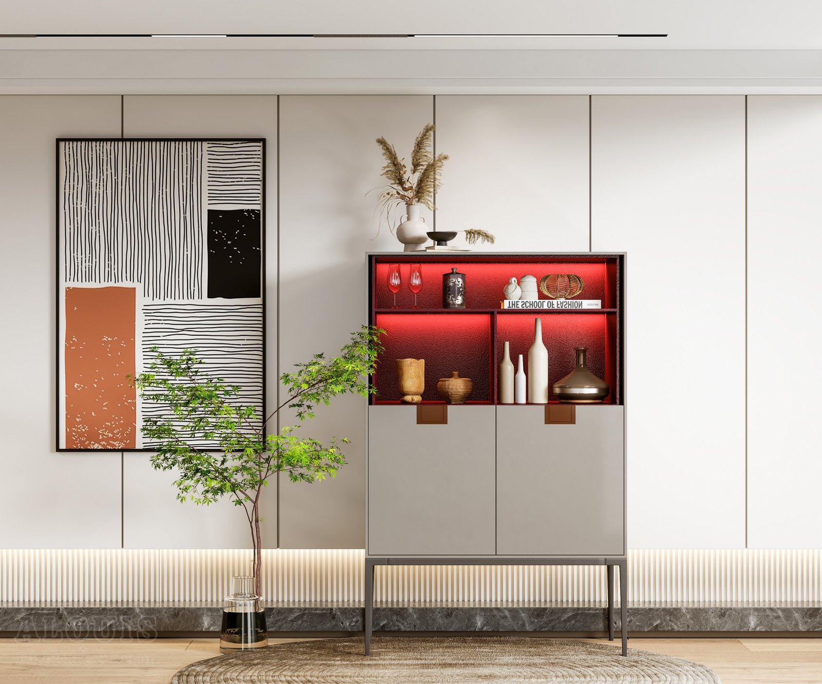 Mẫu kệ sách-Mẫu kệ sách trang trí hiện đại - GIA TRƯỜNG AN chuyên sản xuất kệ sách kệ trang trí - GIA TRƯỜNG AN