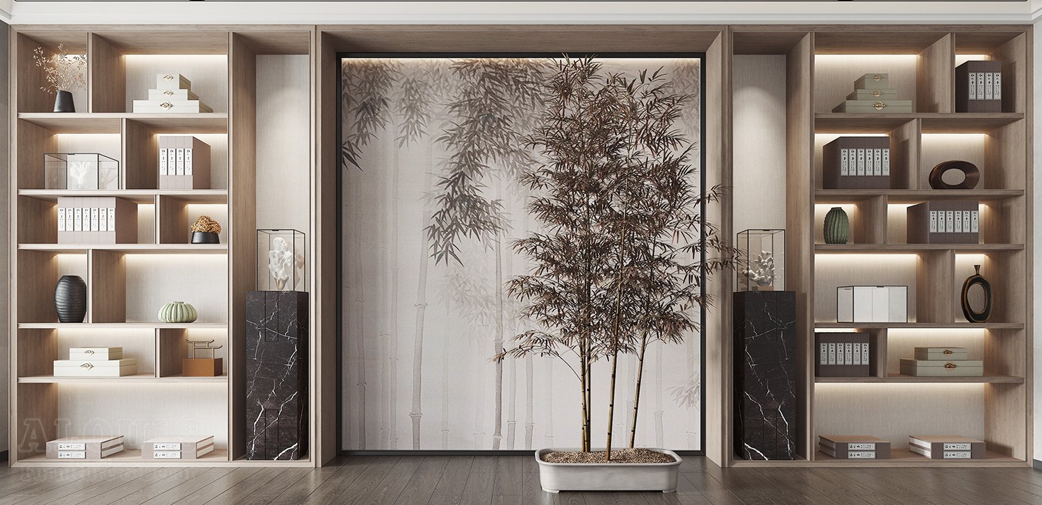 Mẫu kệ sách-Mẫu kệ sách trang trí hiện đại - GIA TRƯỜNG AN chuyên sản xuất kệ sách kệ trang trí - GIA TRƯỜNG AN