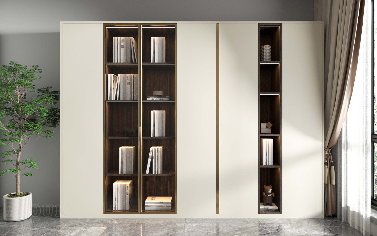 Mẫu kệ sách-Mẫu kệ sách trang trí hiện đại - GIA TRƯỜNG AN chuyên sản xuất kệ sách kệ trang trí - GIA TRƯỜNG AN