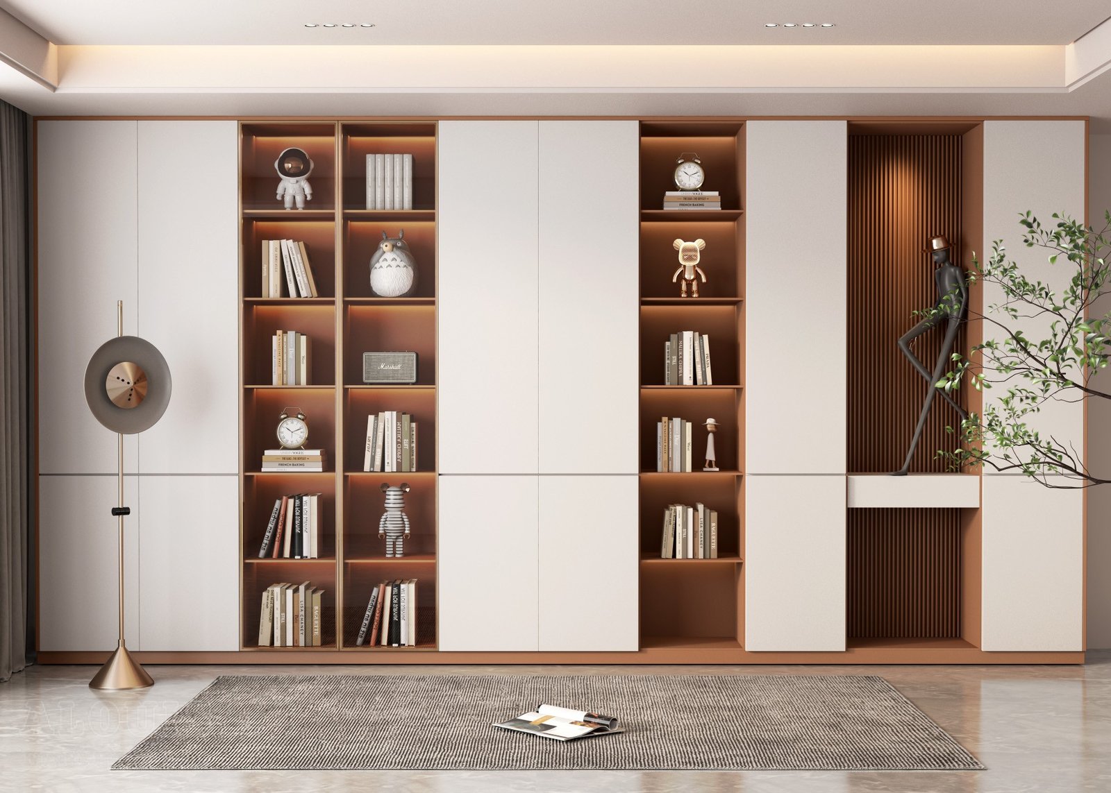 Mẫu kệ sách-Mẫu kệ sách trang trí hiện đại - GIA TRƯỜNG AN chuyên sản xuất kệ sách kệ trang trí - GIA TRƯỜNG AN