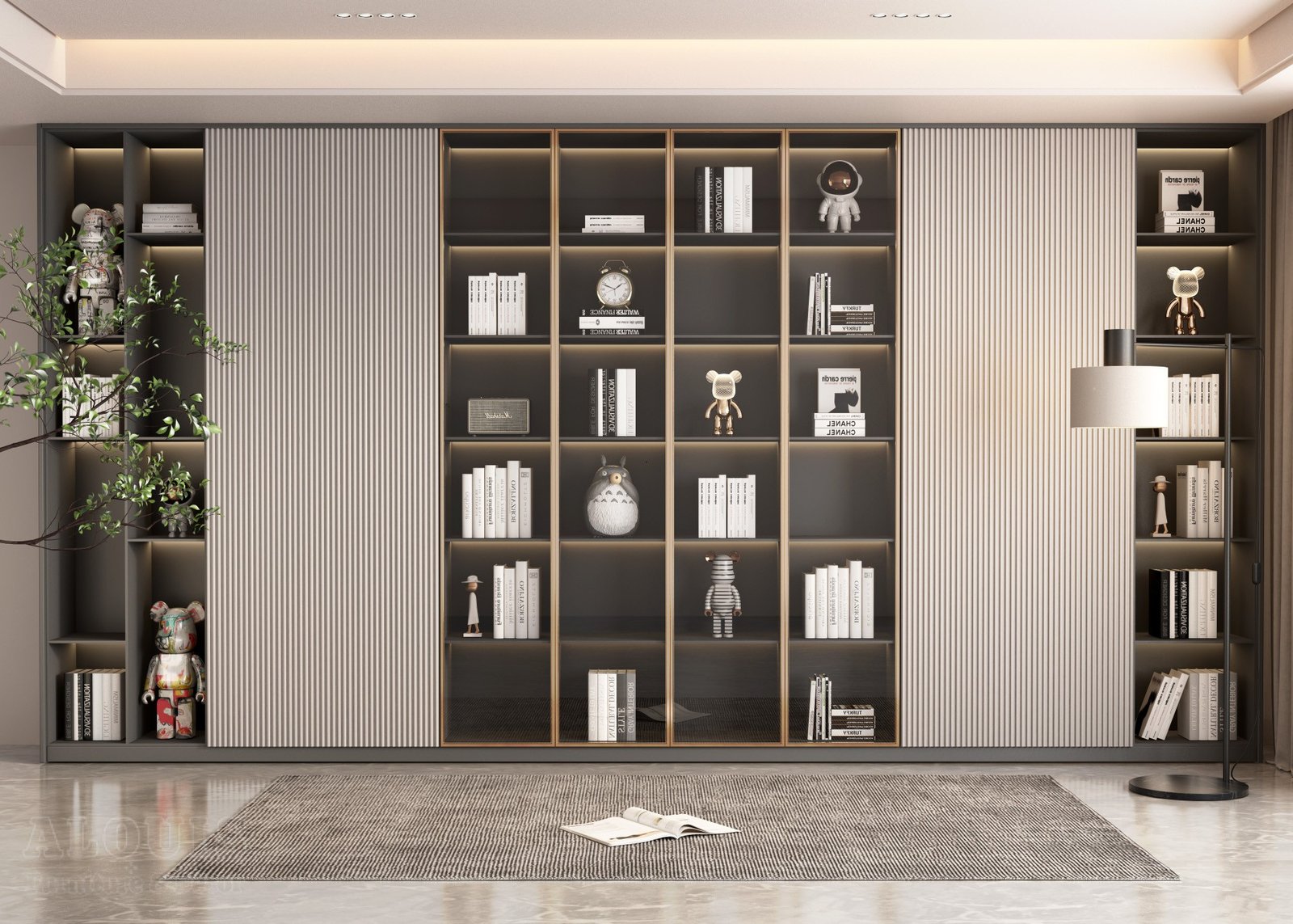 Mẫu kệ sách-Mẫu kệ sách trang trí hiện đại - GIA TRƯỜNG AN chuyên sản xuất kệ sách kệ trang trí - GIA TRƯỜNG AN