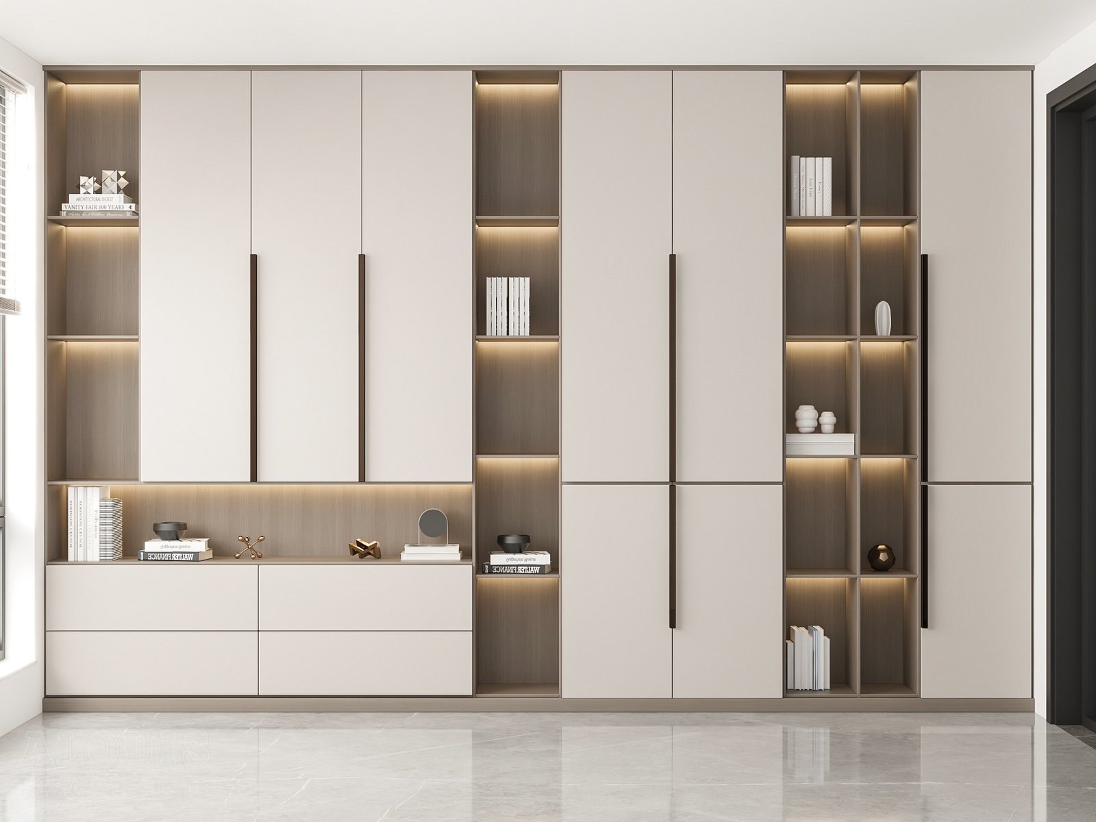 Mẫu kệ sách-Mẫu kệ sách trang trí hiện đại - GIA TRƯỜNG AN chuyên sản xuất kệ sách kệ trang trí - GIA TRƯỜNG AN