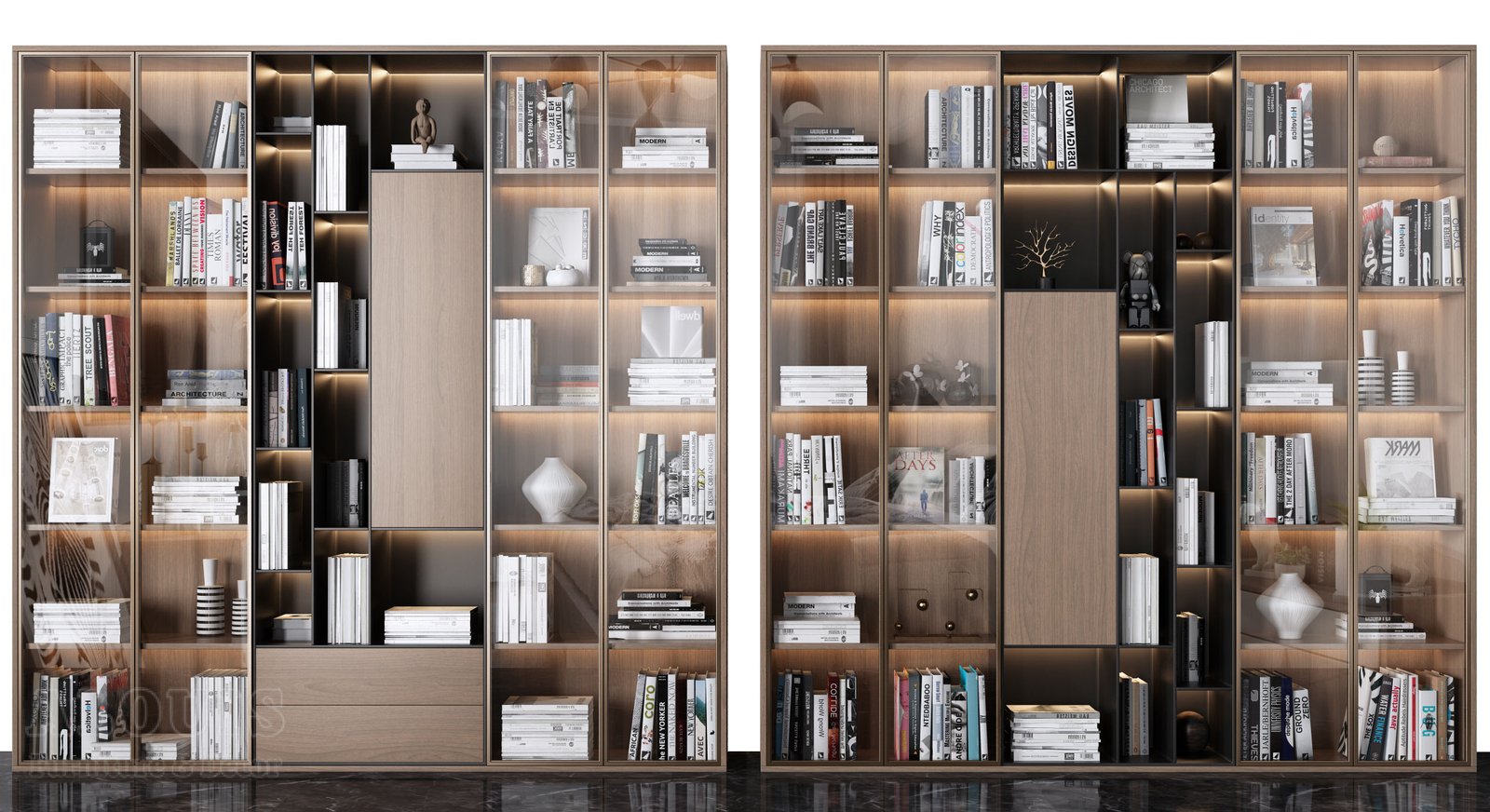 Mẫu kệ sách-Mẫu kệ sách trang trí hiện đại - GIA TRƯỜNG AN chuyên sản xuất kệ sách kệ trang trí - GIA TRƯỜNG AN