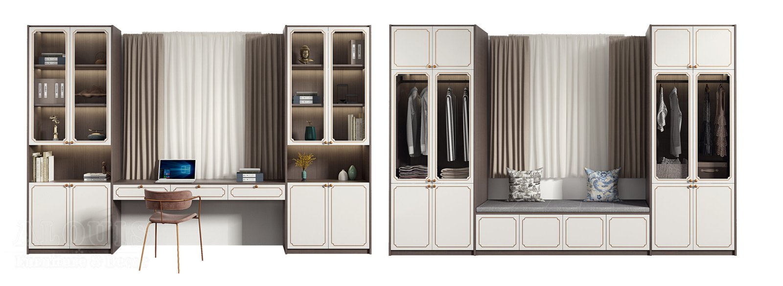 Mẫu kệ sách-Mẫu kệ sách trang trí hiện đại - GIA TRƯỜNG AN chuyên sản xuất kệ sách kệ trang trí - GIA TRƯỜNG AN