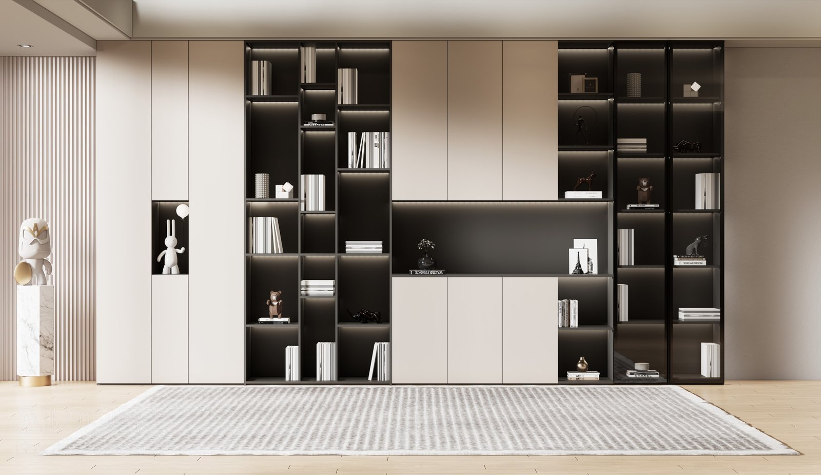 Mẫu kệ sách-Mẫu kệ sách trang trí hiện đại - GIA TRƯỜNG AN chuyên sản xuất kệ sách kệ trang trí - GIA TRƯỜNG AN