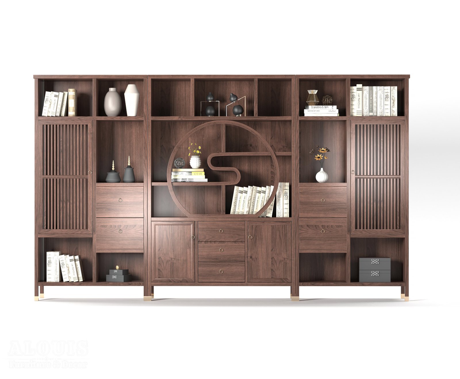 Mẫu kệ sách-Mẫu kệ sách trang trí hiện đại - GIA TRƯỜNG AN chuyên sản xuất kệ sách kệ trang trí - GIA TRƯỜNG AN