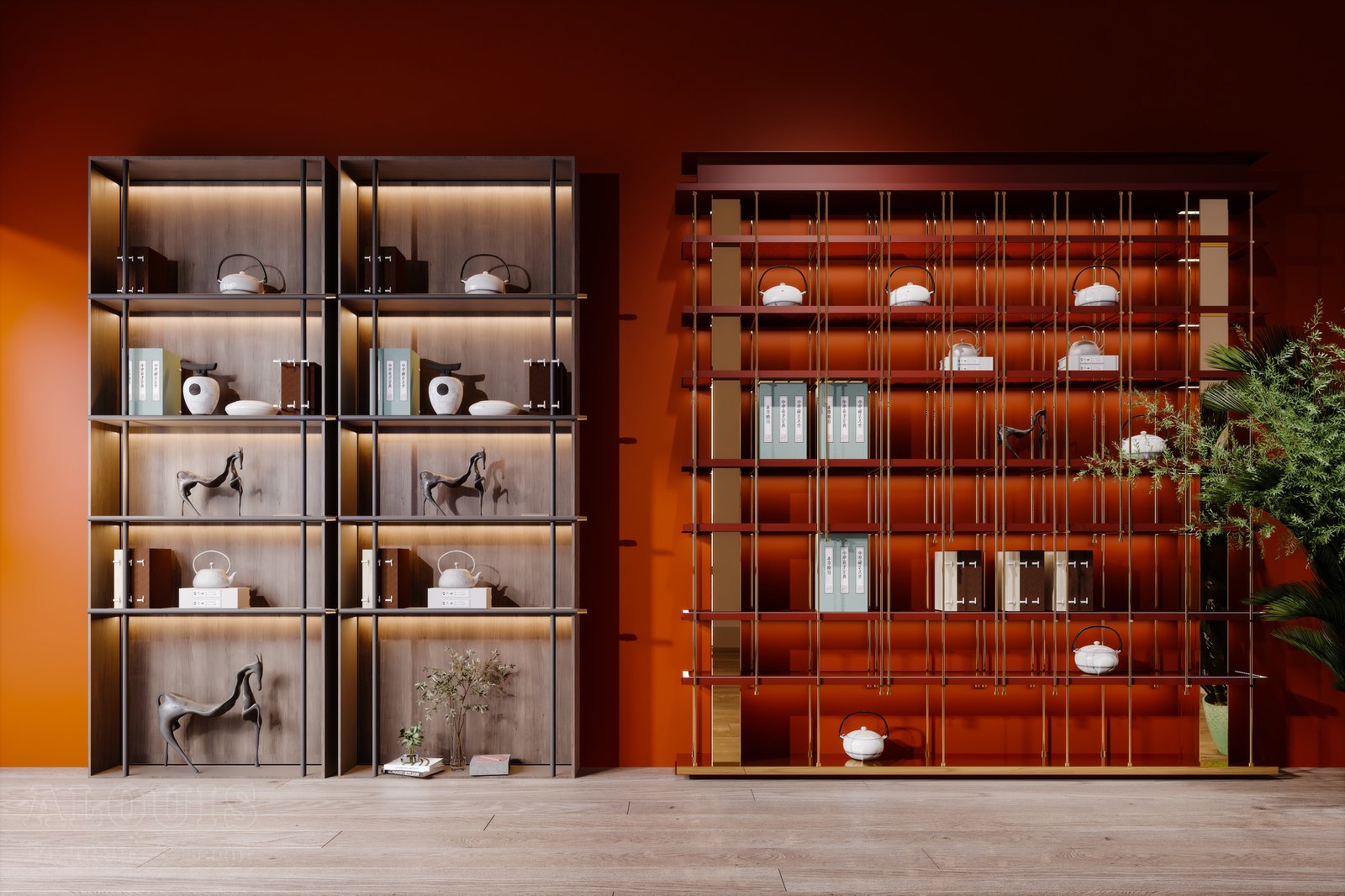 Mẫu kệ sách-Mẫu kệ sách trang trí hiện đại - GIA TRƯỜNG AN chuyên sản xuất kệ sách kệ trang trí - GIA TRƯỜNG AN