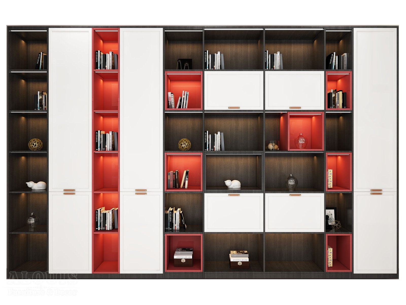 Mẫu kệ sách-Mẫu kệ sách trang trí hiện đại - GIA TRƯỜNG AN chuyên sản xuất kệ sách kệ trang trí - GIA TRƯỜNG AN