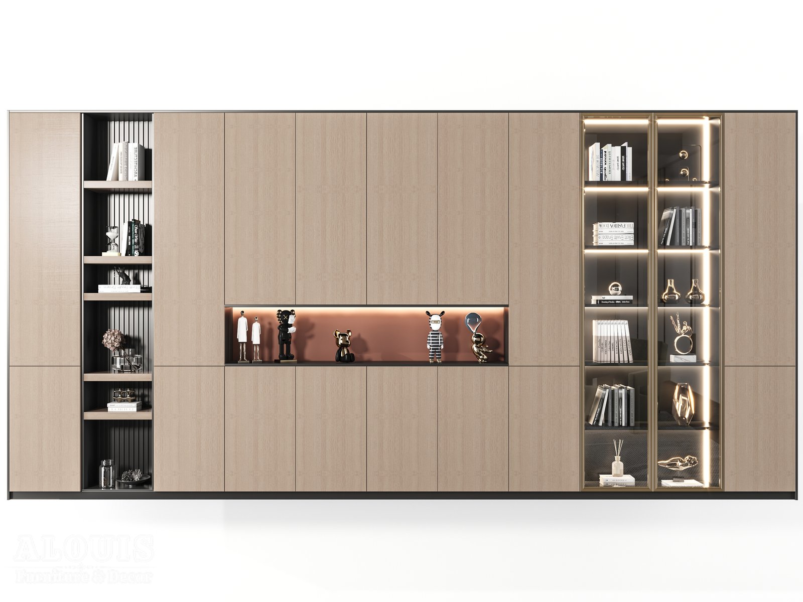 Mẫu kệ sách-Mẫu kệ sách trang trí hiện đại - GIA TRƯỜNG AN chuyên sản xuất kệ sách kệ trang trí - GIA TRƯỜNG AN