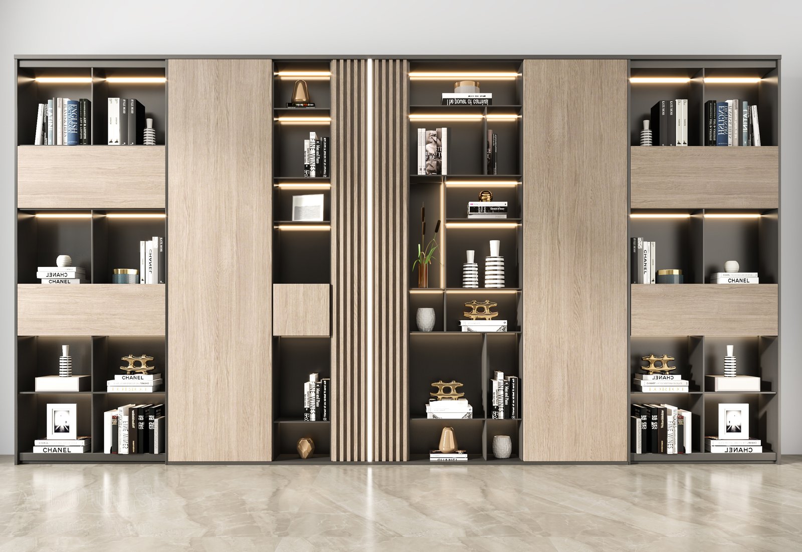 Mẫu kệ sách-Mẫu kệ sách trang trí hiện đại - GIA TRƯỜNG AN chuyên sản xuất kệ sách kệ trang trí - GIA TRƯỜNG AN