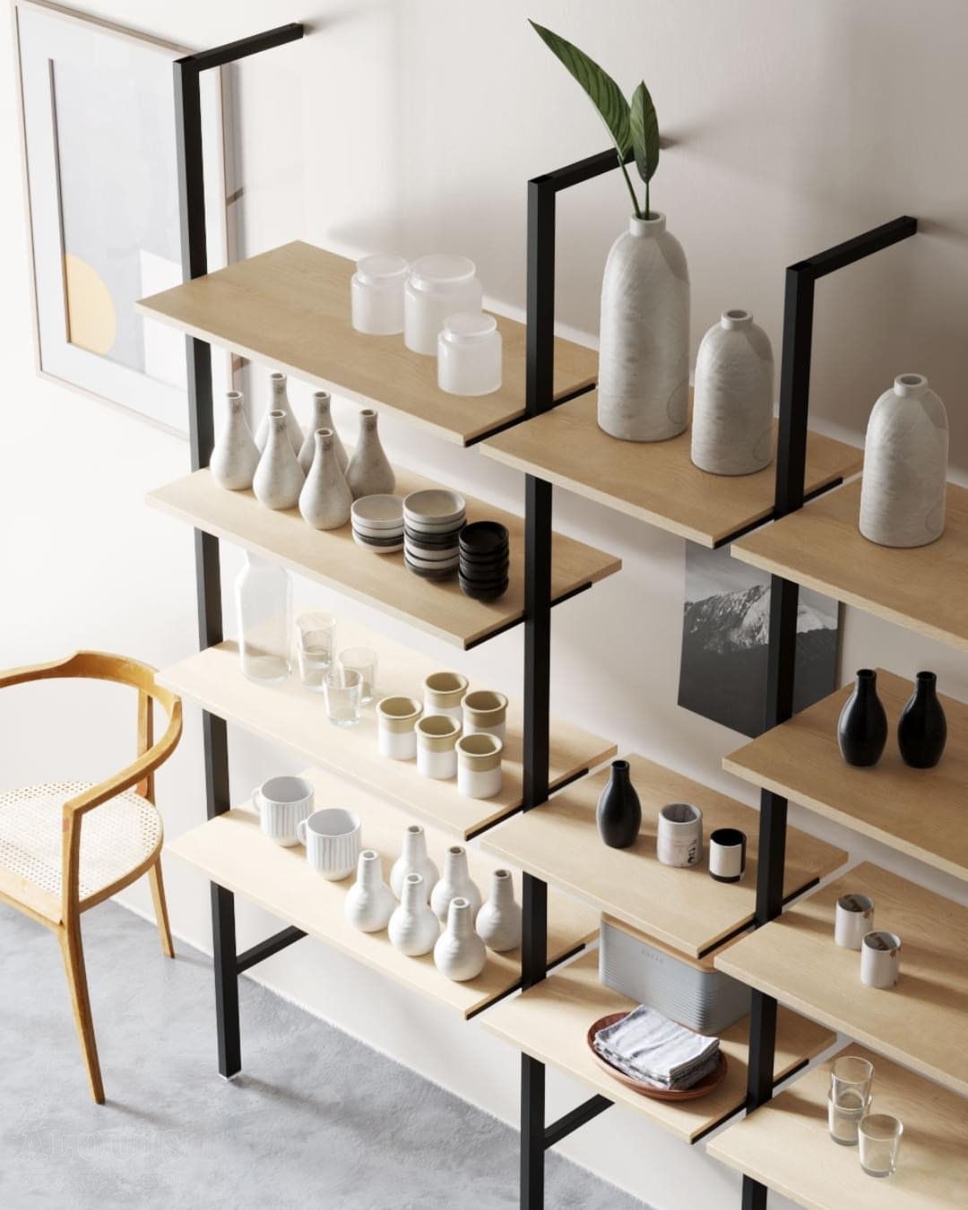 nội thất trưng bày-Thiết kế nội thất showroom trưng bày, kệ trưng bày - GIA TRƯỜNG AN